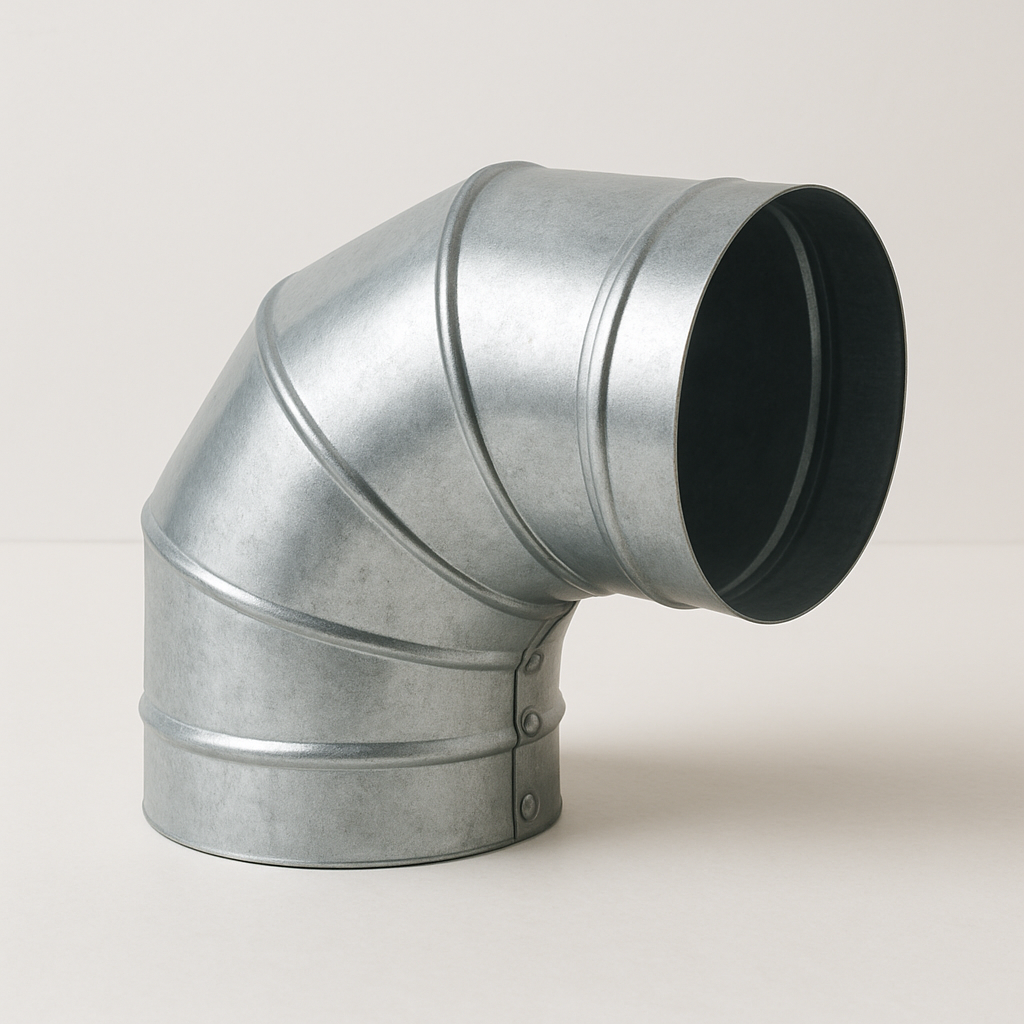 silver metal corner fitting viewed from the side with circular openings facing outward