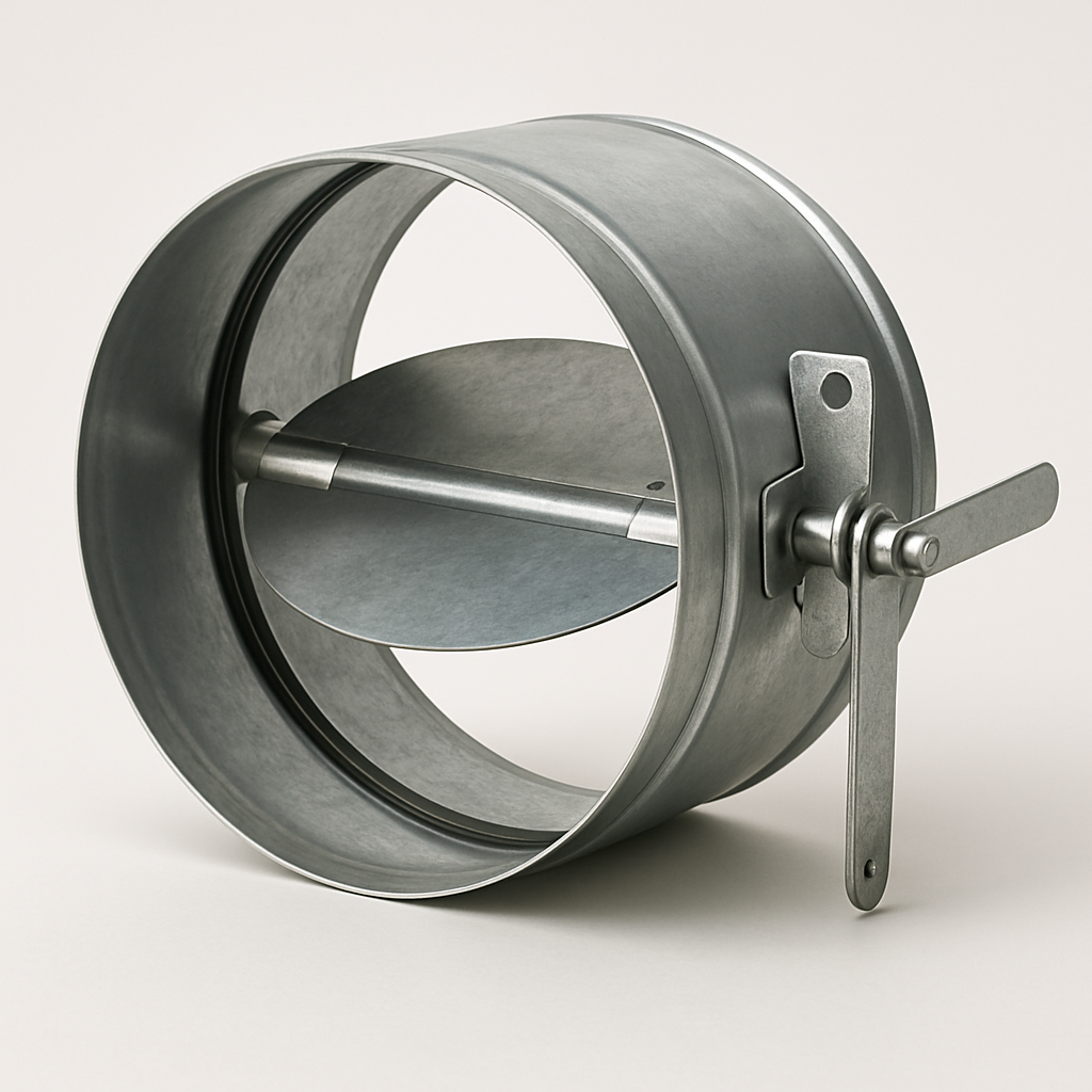 short round collar with a pivoting metal blade and small handle attached near the rim